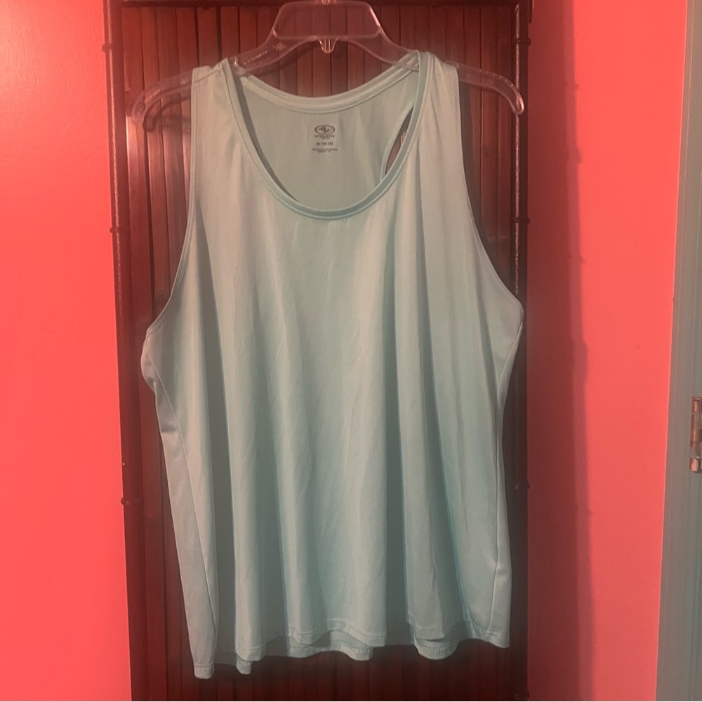 Athletic Works Blue Sleeveless Women's Top